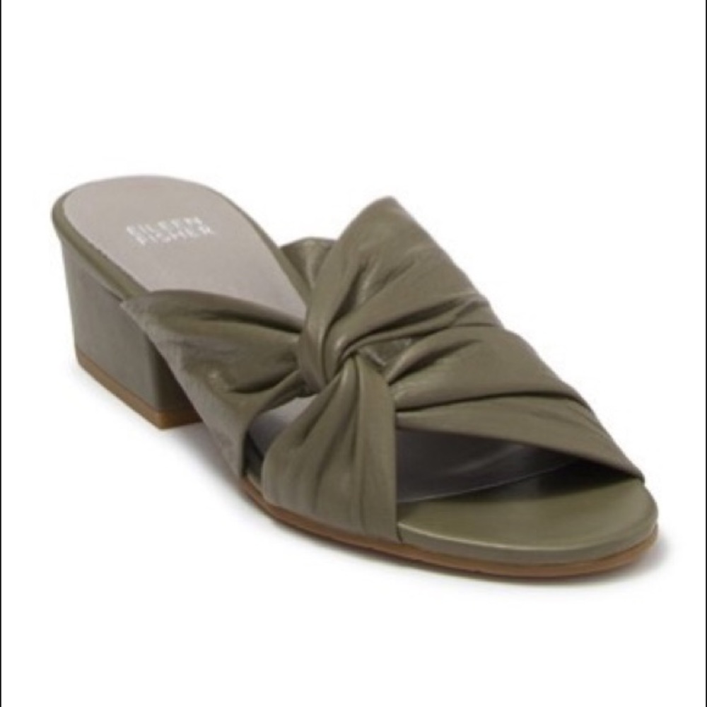 NIB Eileen Fisher Petula Knot Slide Pump